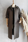 HANEZZA Wasserdichter Steppmantel - Plus Size mit Kapuze