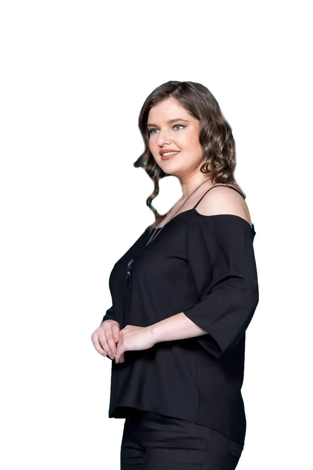 Spaghetti Strap Crepe Blouse - Image 7
