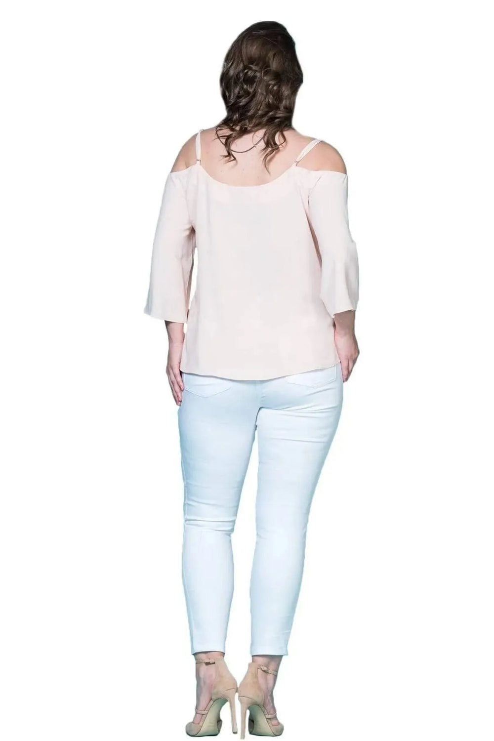 Spaghetti Strap Crepe Blouse - Image 11