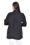 Jessica festliches handbesticktes Hemd für große Größen aus Polyester