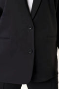 Damen Übergröße Fledermausärmel Zweiknopf Blazer Jacke - Stilvolles und Bequemes Design