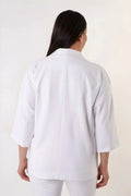 Damen Übergröße Fledermausärmel Zweiknopf Blazer Jacke - Stilvolles und Bequemes Design