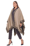 Completa il Tuo Stile: Poncho Cardigan in Maglia Taglie Forti da Donna