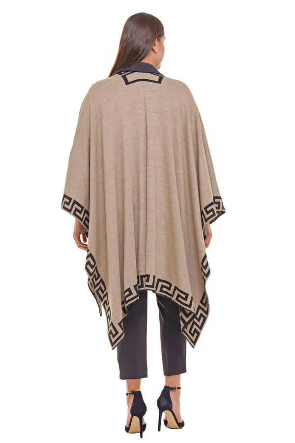 Büyük Beden Etnık Desen Panço