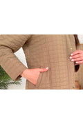 Plus Size Fur-Lined Quilted Coat - Women's Winter Hooded Parka