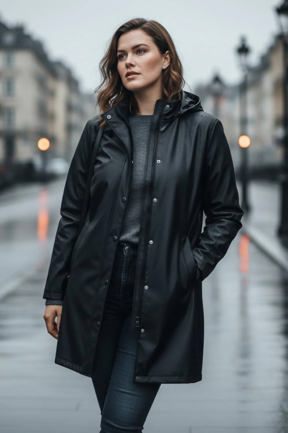 Премиальный тренч больших размеров Nordic Shield®, водо- и ветронепроницаемый - Image 14