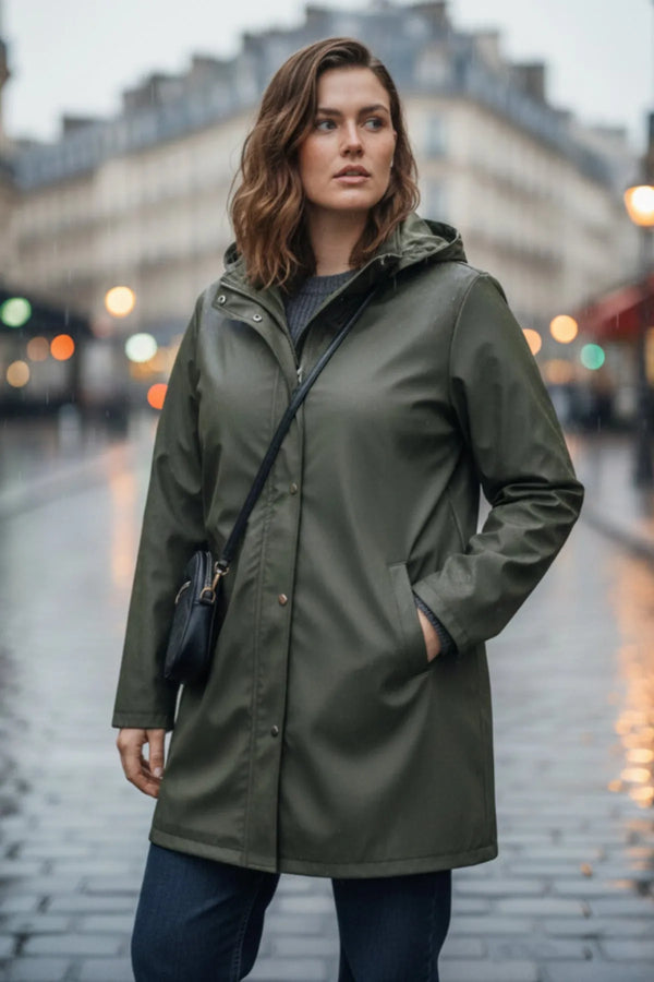 Премиальный тренч больших размеров Nordic Shield®, водо- и ветронепроницаемый