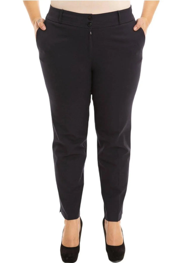 Шик и Комфорт: Брюки-клёш с разрезами на щиколотках