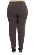 Stil und Komfort vereint: Knöchellange Hose mit Schlitz