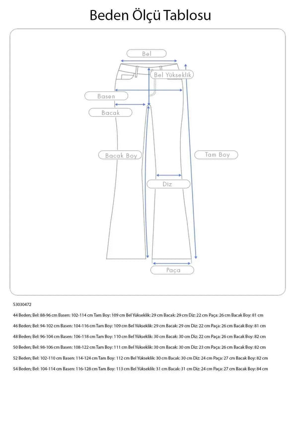 Джинсы клеш с высокой талией — Хлопковая ткань Viscose