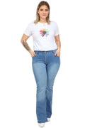 High Waist Schlagjeans: Bietet Komfort und Stil in einem